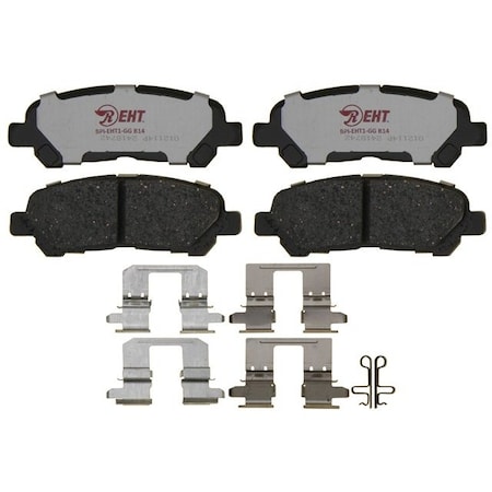 R/M Brakes BRAKE PADS OEM OE Replacement Hybrid Technology Includes Mounting Hardware EHT1325H